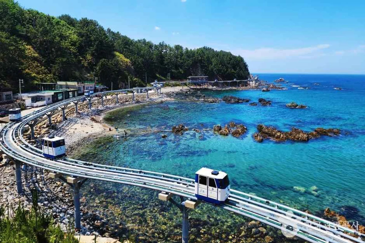 죽변해안스카이레일 - 죽변항 여행
