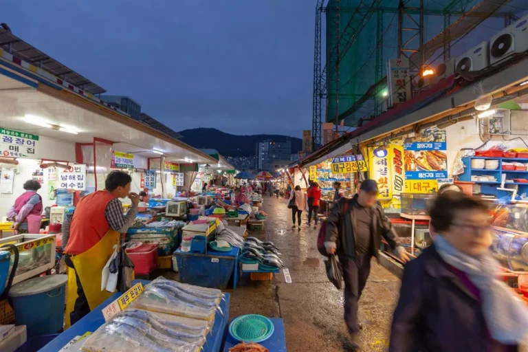 자갈치 야경 산책 (출처 : 한국관광공사)
